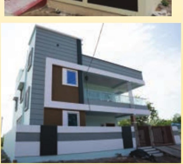 Completed contemporary villa